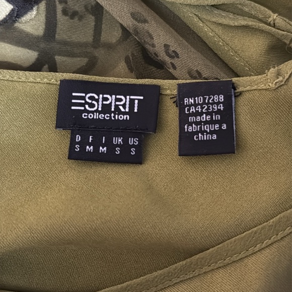 Satin lined Esprit drape neck cami - Picture 4 of 8